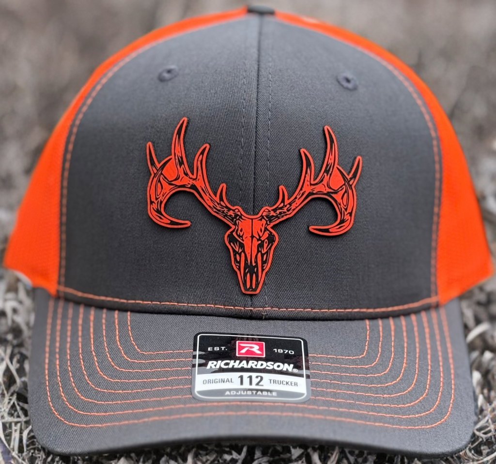 Deer Skull-Neon Orange