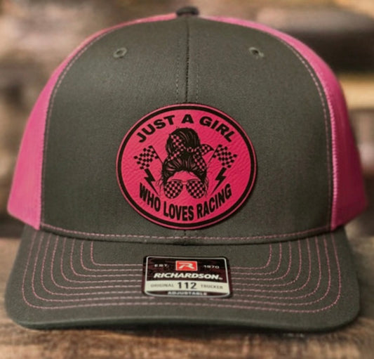 Just a girl who loves racing-Pink