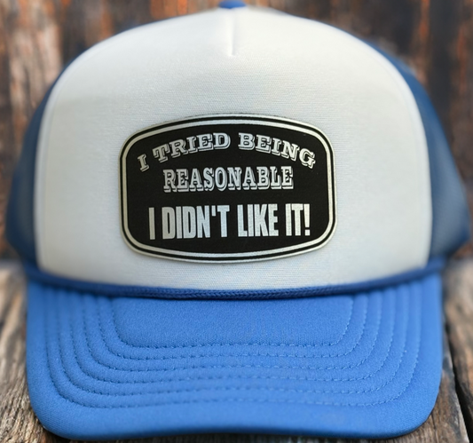 I Tried Being Reasonable